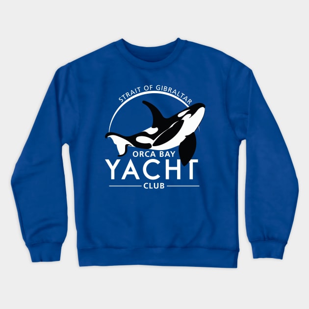 Orca Bay Yacht Club - reverse white Crewneck Sweatshirt by Rackham